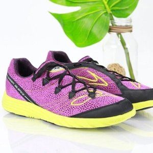 Brooks Women's Green Silence Running Shoe Size 12 Purple Neon Lightweight Bouncy